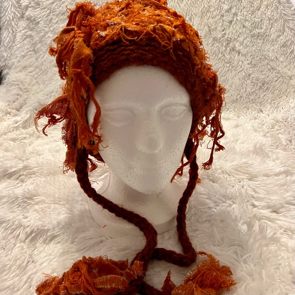 New! Unique, artisan-made knit cap. One Size. - Picture 5 of 8